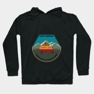 Happy Campervan Design Hoodie